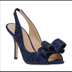 Kate Spade Bow Glitter heels. Excellent condition.